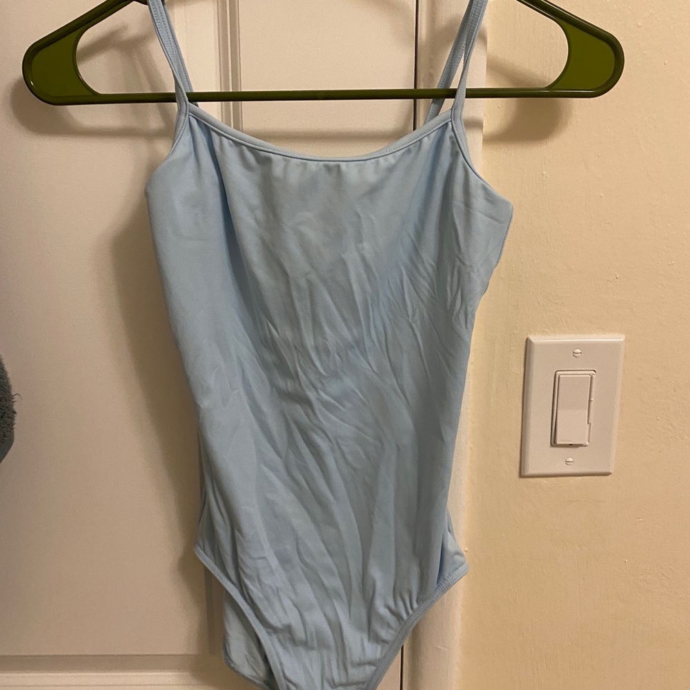 Bloch baby blue ballet leotard dance